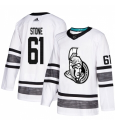 Men's Adidas Ottawa Senators #61 Mark Stone White 2019 All-Star Game Parley Authentic Stitched NHL Jersey