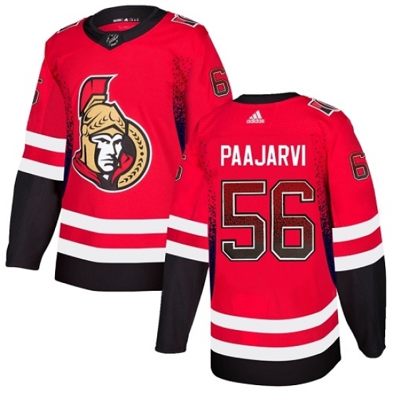 Men's Adidas Ottawa Senators #56 Magnus Paajarvi Authentic Red Drift Fashion NHL Jersey Men's Adidas Ottawa Senators #56 Magnus Paajarvi Authentic Red Drift Fashion NHL Jersey
