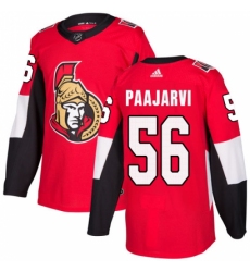 Men's Adidas Ottawa Senators #56 Magnus Paajarvi Authentic Red Home NHL Jersey Men's Adidas Ottawa Senators #56 Magnus Paajarvi Authentic Red Home NHL Jersey