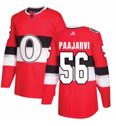 Youth Adidas Ottawa Senators #56 Magnus Paajarvi Authentic Red 2017 100 Classic NHL Jersey Youth Adidas Ottawa Senators #56 Magnus Paajarvi Authentic Red 2017 100 Classic NHL Jersey