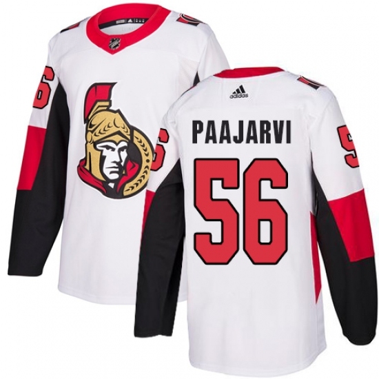 Youth Adidas Ottawa Senators #56 Magnus Paajarvi Authentic White Away NHL Jersey Youth Adidas Ottawa Senators #56 Magnus Paajarvi Authentic White Away NHL Jersey