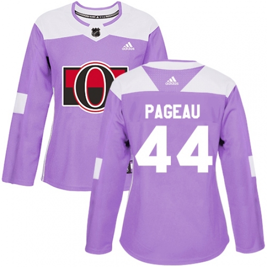 Women's Adidas Ottawa Senators #44 Jean-Gabriel Pageau Authentic Purple Fights Cancer Practice NHL Jersey Women's Adidas Ottawa Senators #44 Jean-Gabriel Pageau Authentic Purple Fights Cancer Practice NHL Jersey