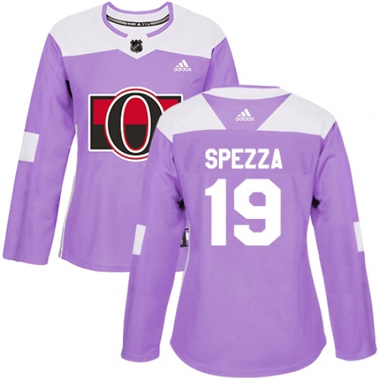 Women's Adidas Ottawa Senators #19 Jason Spezza Authentic Purple Fights Cancer Practice NHL Jersey Women's Adidas Ottawa Senators #19 Jason Spezza Authentic Purple Fights Cancer Practice NHL Jersey