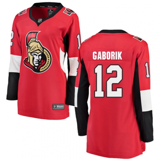 Women's Ottawa Senators #12 Marian Gaborik Fanatics Branded Red Home Breakaway NHL Jersey Women's Ottawa Senators #12 Marian Gaborik Fanatics Branded Red Home Breakaway NHL Jersey