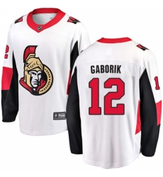 Youth Ottawa Senators #12 Marian Gaborik Fanatics Branded White Away Breakaway NHL Jersey Youth Ottawa Senators #12 Marian Gaborik Fanatics Branded White Away Breakaway NHL Jersey