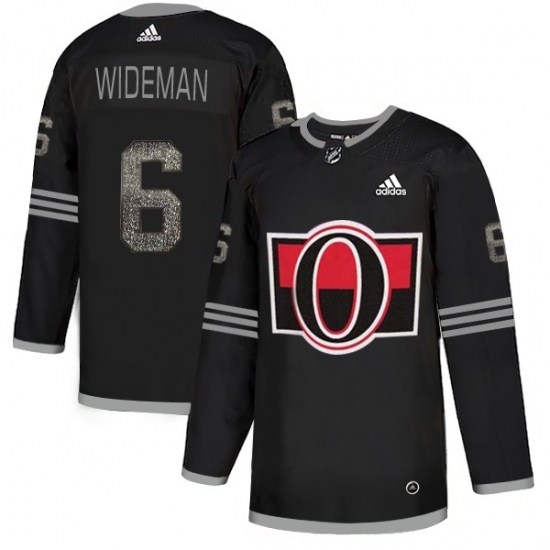 Men's Adidas Ottawa Senators #6 Chris Wideman Black Classic Stitched NHL Jersey Men's Adidas Ottawa Senators #6 Chris Wideman Black Classic Stitched NHL Jersey