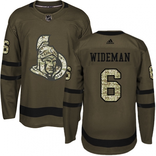 Youth Adidas Ottawa Senators #6 Chris Wideman Authentic Green Salute to Service NHL Jersey Youth Adidas Ottawa Senators #6 Chris Wideman Authentic Green Salute to Service NHL Jersey