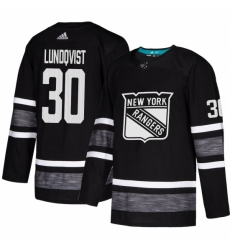 Men's Adidas New York Rangers #30 Henrik Lundqvist Black 2019 All-Star Game Parley Authentic Stitched NHL Jersey