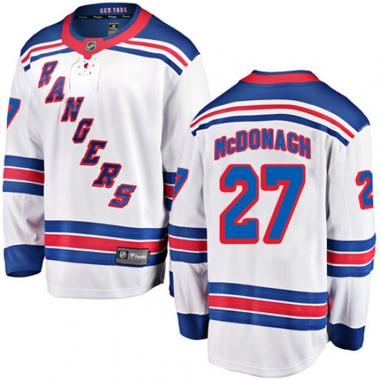Men's New York Rangers #27 Ryan McDonagh Fanatics Branded White Away Breakaway NHL Jersey Men's New York Rangers #27 Ryan McDonagh Fanatics Branded White Away Breakaway NHL Jersey