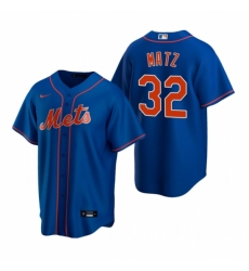 Men's Nike New York Mets #32 Steven Matz Royal Alternate Stitched Baseball Jersey