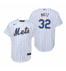 Men's Nike New York Mets #32 Steven Matz White Home Stitched Baseball Jersey