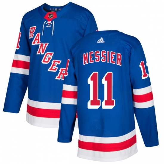 Youth Adidas New York Rangers #11 Mark Messier Authentic Royal Blue Home NHL Jersey Youth Adidas New York Rangers #11 Mark Messier Authentic Royal Blue Home NHL Jersey