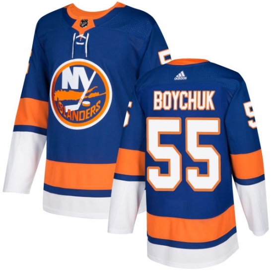 Men's Adidas New York Islanders #55 Johnny Boychuk Authentic Royal Blue Home NHL Jersey Men's Adidas New York Islanders #55 Johnny Boychuk Authentic Royal Blue Home NHL Jersey