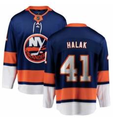 Men's New York Islanders #41 Jaroslav Halak Fanatics Branded Royal Blue Home Breakaway NHL Jersey