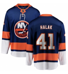 Men's New York Islanders #41 Jaroslav Halak Fanatics Branded Royal Blue Home Breakaway NHL Jersey Men's New York Islanders #41 Jaroslav Halak Fanatics Branded Royal Blue Home Breakaway NHL Jersey