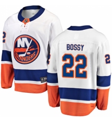 Men's New York Islanders #22 Mike Bossy Fanatics Branded White Away Breakaway NHL Jersey