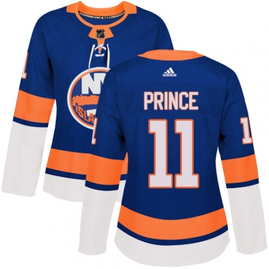 Women's Adidas New York Islanders #11 Shane Prince Authentic Royal Blue Home NHL Jersey Women's Adidas New York Islanders #11 Shane Prince Authentic Royal Blue Home NHL Jersey