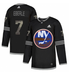 Men's Adidas New York Islanders #7 Jordan Eberle Black Authentic Classic Stitched NHL Jersey