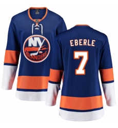 Women's New York Islanders #7 Jordan Eberle Fanatics Branded Royal Blue Home Breakaway NHL Jersey