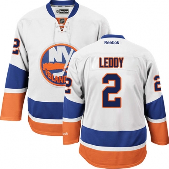Women's Reebok New York Islanders #2 Nick Leddy Authentic White Away NHL Jersey Women's Reebok New York Islanders #2 Nick Leddy Authentic White Away NHL Jersey