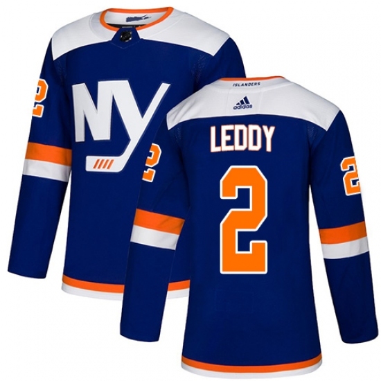Youth Adidas New York Islanders #2 Nick Leddy Premier Blue Alternate NHL Jersey Youth Adidas New York Islanders #2 Nick Leddy Premier Blue Alternate NHL Jersey