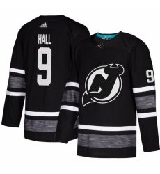 Men's Adidas New Jersey Devils #9 Taylor Hall Black 2019 All-Star Game Parley Authentic Stitched NHL Jersey