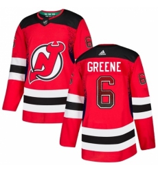Men's Adidas New Jersey Devils #6 Andy Greene Authentic Red Drift Fashion NHL Jersey Men's Adidas New Jersey Devils #6 Andy Greene Authentic Red Drift Fashion NHL Jersey