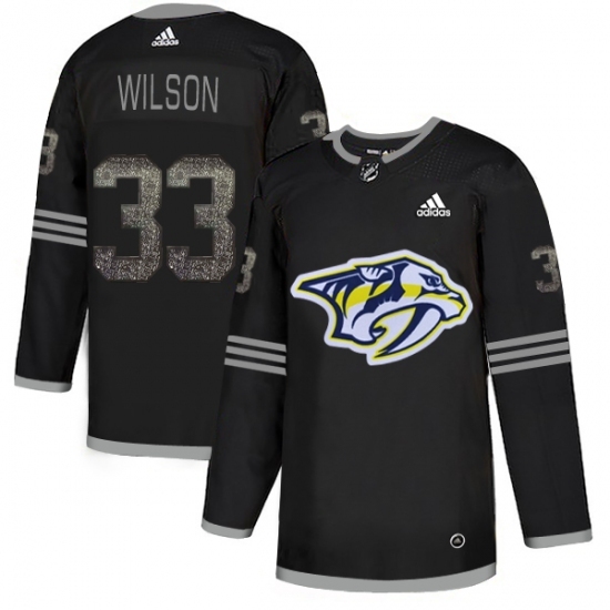 Men's Adidas Nashville Predators #33 Colin Wilson Black Authentic Classic Stitched NHL Jersey Men's Adidas Nashville Predators #33 Colin Wilson Black Authentic Classic Stitched NHL Jersey