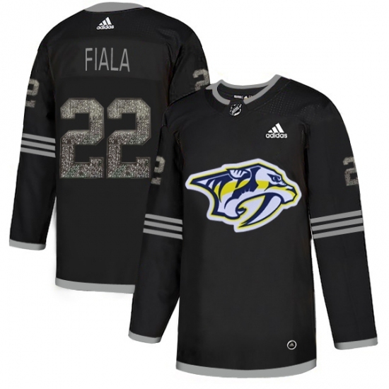 Men's Adidas Nashville Predators #22 Kevin Fiala Black Authentic Classic Stitched NHL Jersey Men's Adidas Nashville Predators #22 Kevin Fiala Black Authentic Classic Stitched NHL Jersey