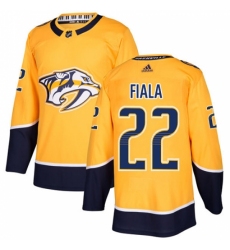 Youth Adidas Nashville Predators #22 Kevin Fiala Authentic Gold Home NHL Jersey Youth Adidas Nashville Predators #22 Kevin Fiala Authentic Gold Home NHL Jersey