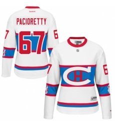 Women's Reebok Montreal Canadiens #67 Max Pacioretty Premier White 2016 Winter Classic NHL Jersey