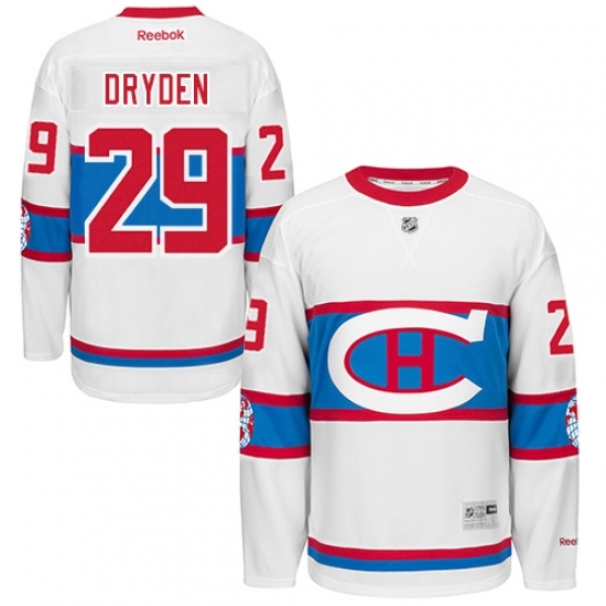 Men's Reebok Montreal Canadiens #29 Ken Dryden Authentic White 2016 Winter Classic NHL Jersey Men's Reebok Montreal Canadiens #29 Ken Dryden Authentic White 2016 Winter Classic NHL Jersey
