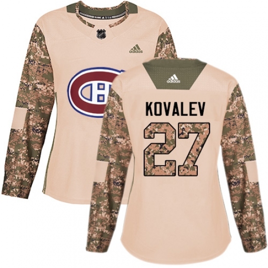 Women's Adidas Montreal Canadiens #27 Alexei Kovalev Authentic Camo Veterans Day Practice NHL Jersey Women's Adidas Montreal Canadiens #27 Alexei Kovalev Authentic Camo Veterans Day Practice NHL Jersey