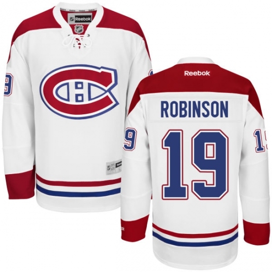 Youth Reebok Montreal Canadiens #19 Larry Robinson Authentic White Away NHL Jersey Youth Reebok Montreal Canadiens #19 Larry Robinson Authentic White Away NHL Jersey