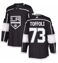 Men's Adidas Los Angeles Kings #73 Tyler Toffoli Authentic Black Home NHL Jersey