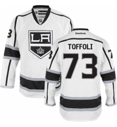 Men's Reebok Los Angeles Kings #73 Tyler Toffoli Authentic White Away NHL Jersey