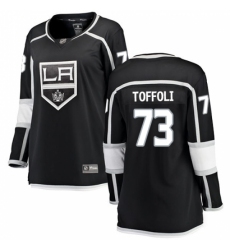 Women's Los Angeles Kings #73 Tyler Toffoli Authentic Black Home Fanatics Branded Breakaway NHL Jersey