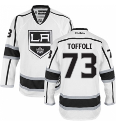 Women's Reebok Los Angeles Kings #73 Tyler Toffoli Authentic White Away NHL Jersey