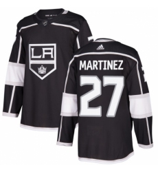 Youth Adidas Los Angeles Kings #27 Alec Martinez Authentic Black Home NHL Jersey