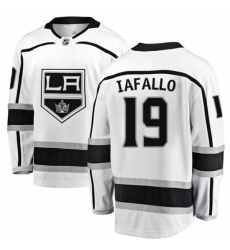 Men's Los Angeles Kings #19 Alex Iafallo Authentic White Away Fanatics Branded Breakaway NHL Jersey