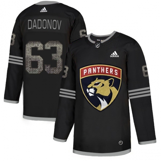 Men's Adidas Florida Panthers #63 Evgenii Dadonov Black Authentic Classic Stitched NHL Jersey Men's Adidas Florida Panthers #63 Evgenii Dadonov Black Authentic Classic Stitched NHL Jersey