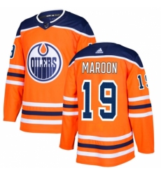 Men's Adidas Edmonton Oilers #19 Patrick Maroon Premier Orange Home NHL Jersey Men's Adidas Edmonton Oilers #19 Patrick Maroon Premier Orange Home NHL Jersey