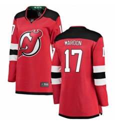 Women's New Jersey Devils #17 Patrick Maroon Fanatics Branded Red Home Breakaway NHL Jersey Women's New Jersey Devils #17 Patrick Maroon Fanatics Branded Red Home Breakaway NHL Jersey