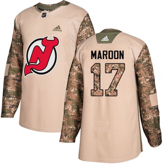 Youth Adidas New Jersey Devils #17 Patrick Maroon Authentic Camo Veterans Day Practice NHL Jersey Youth Adidas New Jersey Devils #17 Patrick Maroon Authentic Camo Veterans Day Practice NHL Jersey