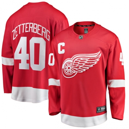 Youth Detroit Red Wings #40 Henrik Zetterberg Fanatics Branded Red Home Breakaway NHL Jersey Youth Detroit Red Wings #40 Henrik Zetterberg Fanatics Branded Red Home Breakaway NHL Jersey