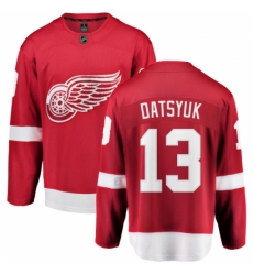 Men's Detroit Red Wings #13 Pavel Datsyuk Fanatics Branded Red Home Breakaway NHL Jersey