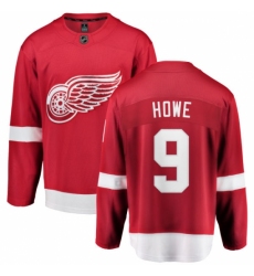 Men's Detroit Red Wings #9 Gordie Howe Fanatics Branded Red Home Breakaway NHL Jersey