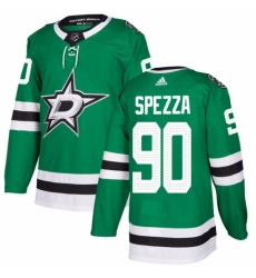 Men's Adidas Dallas Stars #90 Jason Spezza Authentic Green Home NHL Jersey