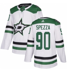 Men's Adidas Dallas Stars #90 Jason Spezza White Road Authentic Stitched NHL Jersey