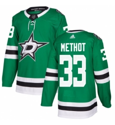 Men's Adidas Dallas Stars #33 Marc Methot Authentic Green Home NHL Jersey